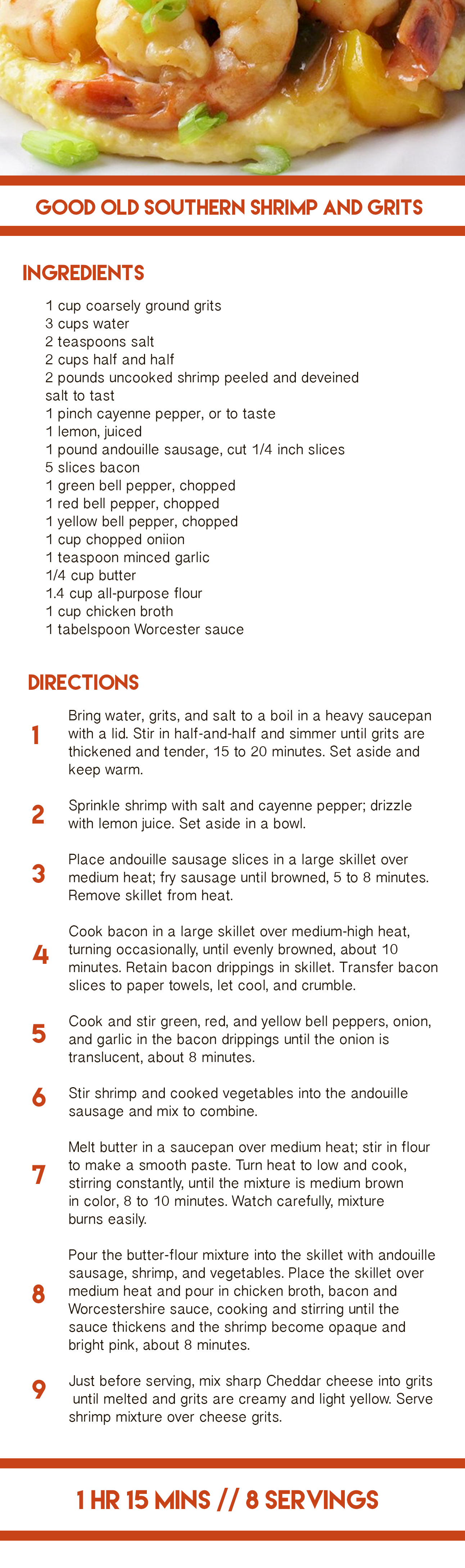 Recipe for Shrimp N Grits